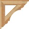 Ekena Millwork Olympic Traditional Rough Sawn Bracket, Western Red Cedar, 4"W x 24"D x 24"H BKT04X24X24OLY01RWR - alternate 4